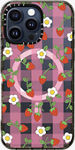 Funda Impact con MagSafe para el iPhone 15 Pro Max - Strawberry Plaid​​ 