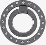 Anillo magnético - Gunmetal Crystal​​ 