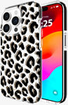 Tough Protective Case with MagSafe for iPhone 15 Pro - City Leopard Glitter