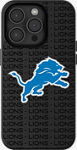 Funda con fondo de texto del equipo de la NFL con MagSafe para iPhone 15: Detroit Lions​​ 