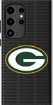 Funda con fondo de texto del equipo de la NFL con imán para el Galaxy S24 Ultra - Green Bay Packers​​ 