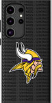 Funda con fondo de texto del equipo de la NFL con imán para el Galaxy S24 Ultra - Minnesota Vikings​​ 