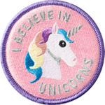 MAGMOJI Insignia magnética para teléfono con MagSafe: Creo en los unicornios​​ 