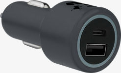 Cargador para auto USB-C doble ecológico RALLY de 32 W​​ 