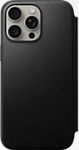Modern Leather Folio Case with MagSafe for iPhone 15 Pro Max
