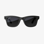 Lentes Wayfarer AI - Negro mate/Grafito polarizado en degradé​​ 