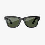 Lentes Wayfarer AI - Grandes Negro brillante/Verde G15​​ 
